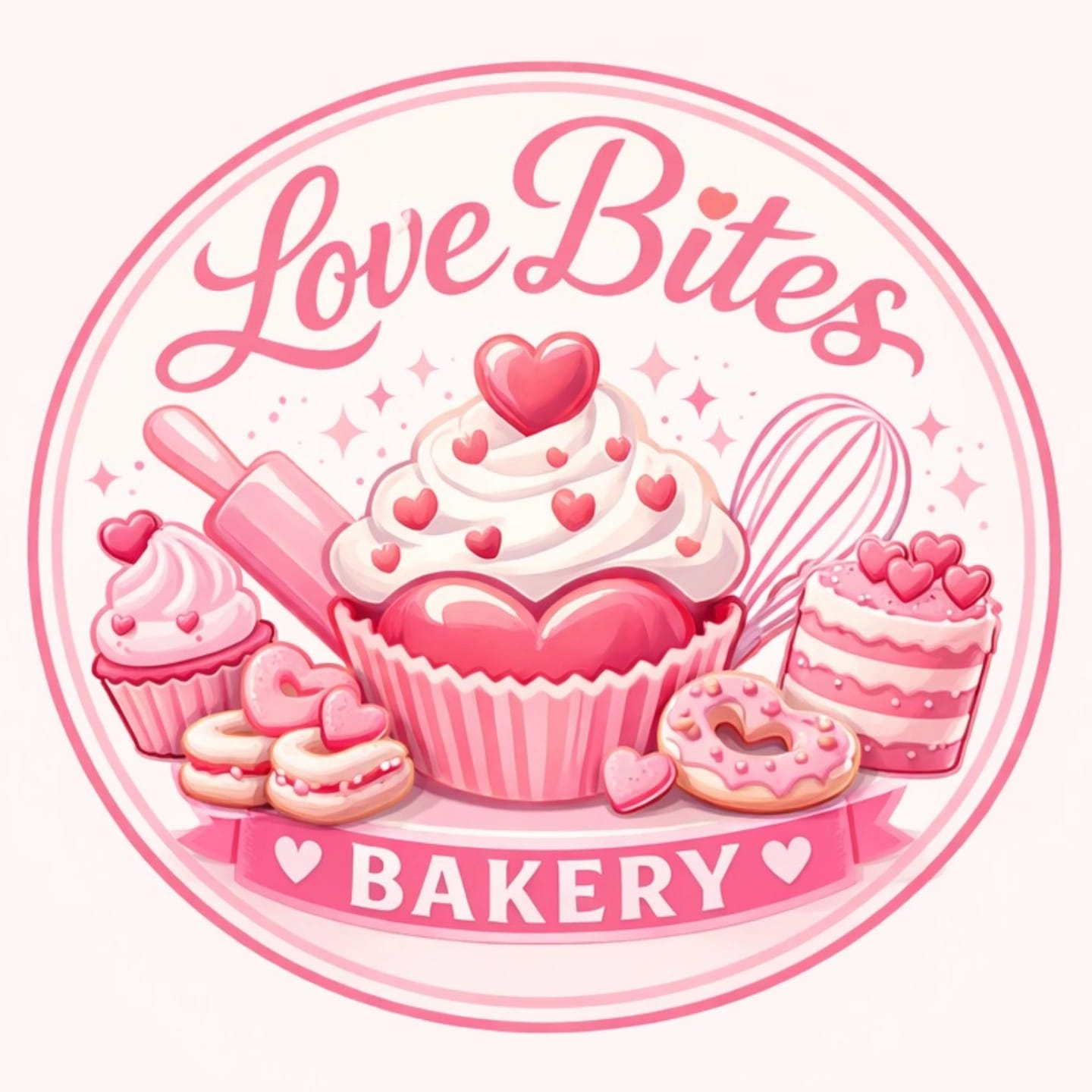 Love Bites Bakery Logo